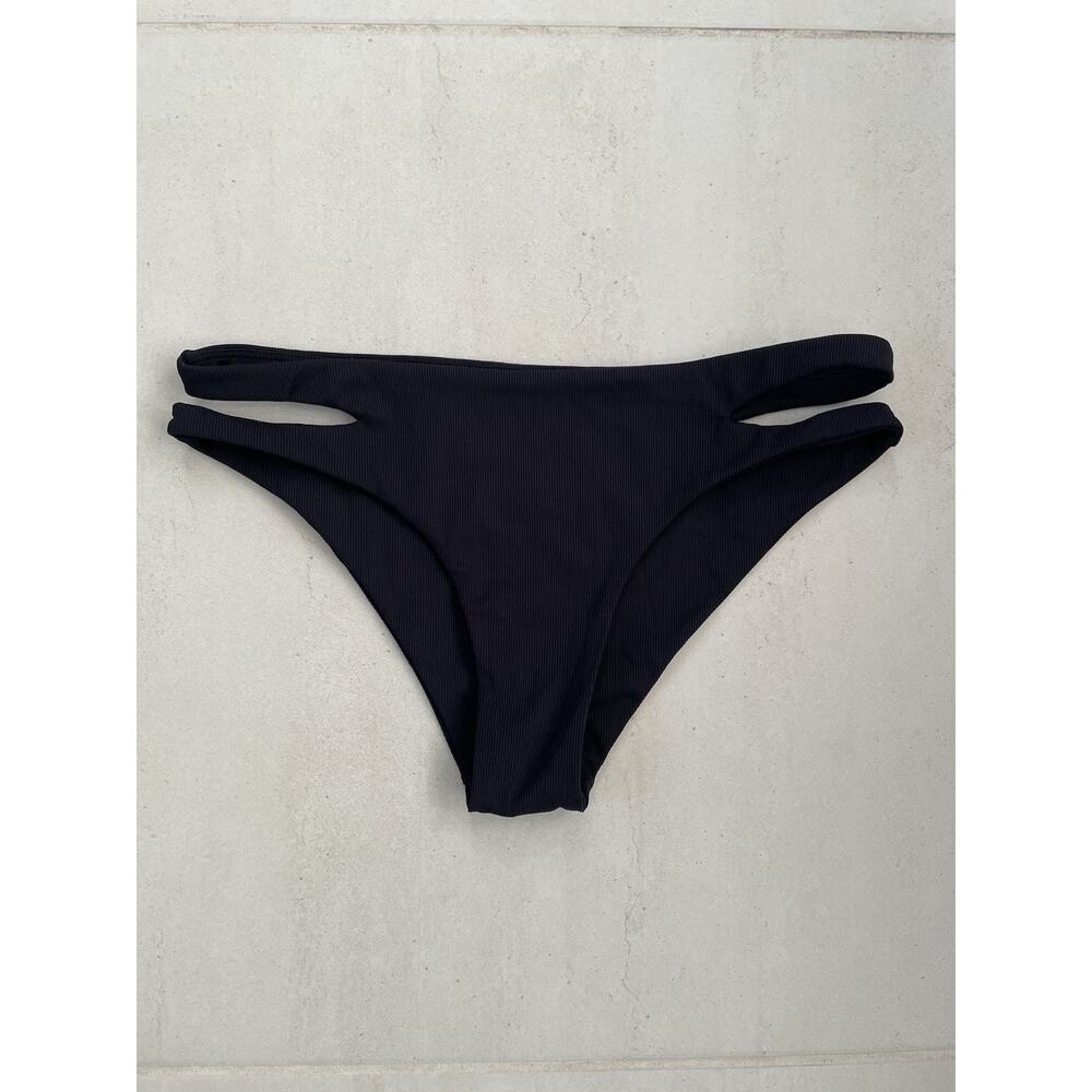 Aggie Swim Bikini Bottom Ribbed California Swimwear Summer
